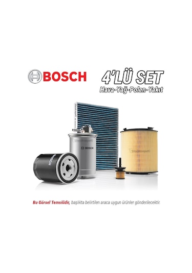 Peugeot 207 1.4 Hdı Bosch  Filtre Bakım Seti (2006-2010)