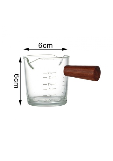 Homyl 100ml Espresso Ölçüm Camı Sürahi Bardak Meyve Stil-a Stil A