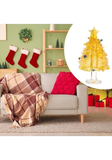 Pazly Yılbaşı Suntek Stil-c Ofis Heykeli Heykelcik Ev Ağacı Se