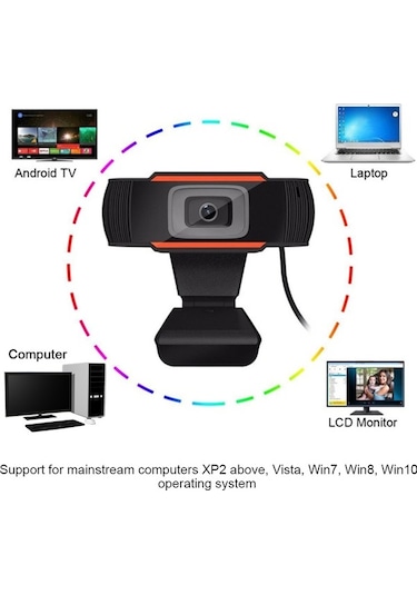 Novahub 720p/1080p Usb Web Kamera Mikrofonlu Gürültü Önleyici Windows Uyumlu