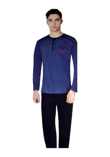 Aysu 2008 Erkek Uzun Kol Pijama Takımı Penye Pijama Takımı