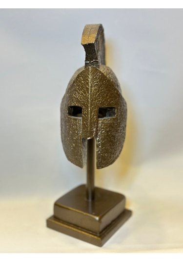 Küçük Boy Miğfer Biblo Bronz
