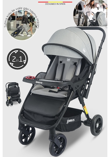 Baby Home 900 X3 Çift Yönlü Bebek Arabası