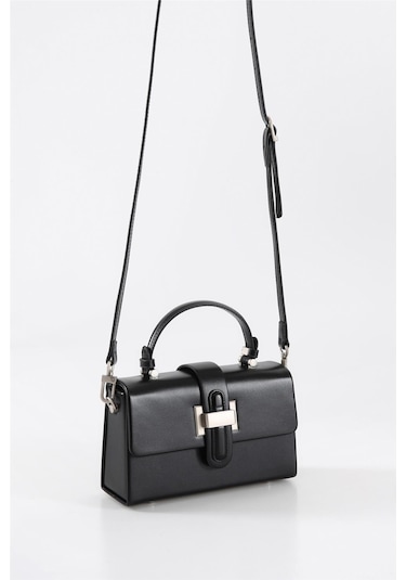 Ççs 17569 Kadın Omuz Askılı El Çantası-siyah Siyah