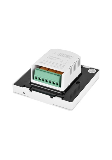 Lemestar 806f Klima Fan Coil Termostati: Mikroişlemci Kontrol, Lcd Ekran, Isı/soğuk Mod, Enerji Tasarrufu, Pc+abs Ateş Dayanıklı Kasa