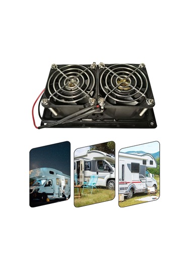 Homyl Yat Römorku Için 12v Rv Yan Havalandırma Fanı Egzoz