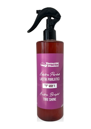 Temizlik Madeni Ekstra Parlak Lastik Parlatıcı T21 - 400 Ml