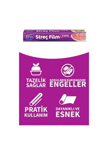 Streç Film 15 Metre X 3'lü Ekonomik Set