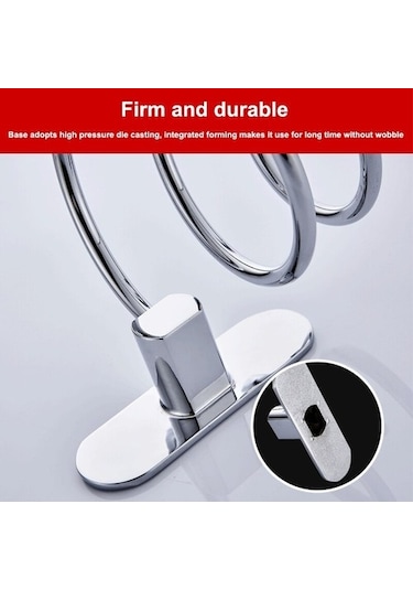 Joyhub Saç Kurutma Makinesi Tutucu Banyo Aksesuarları Saç Kurutma Makinesi Askı Paslanmaz Çelik Ev Organizatör Raflar Depolama Duvara Monte Banyo Rafları Banyo Rafları Yjbzaj