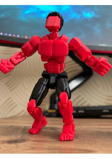 Dummy Red Hulk 3d Baskı Eklemleri Hareketli Figür 16 Cm Koleksiyonluk Oyuncak Hulk