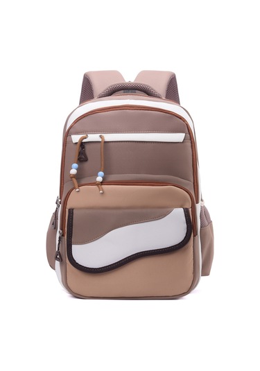 İlkokul Okul Çantası Yeni Büyük Kapasiteli Basit Hafif Oxford Sırt Çantası Kadın 3-8 Yaş Çocuklar İçin Rahat Sırt Çantası Haki