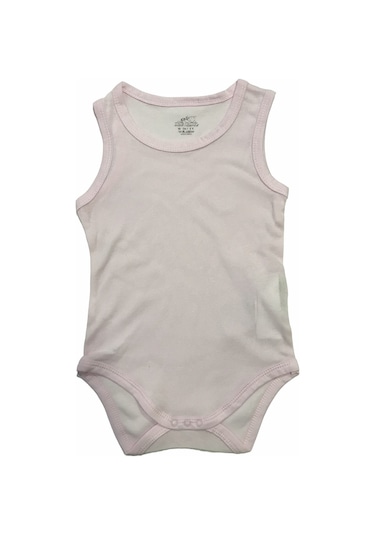 Mini Damla Body Askılı Penye Pembe
