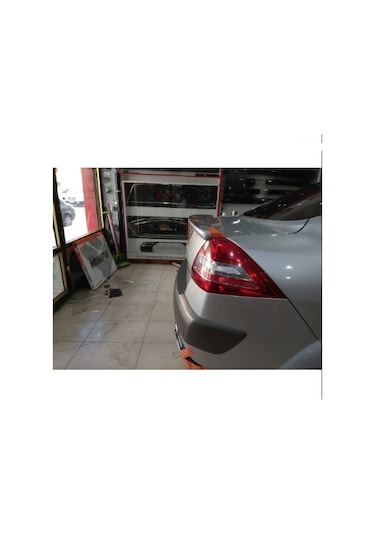 Renault Megane 2 Sd Bagaj Üstü Spoiler 2002-2012 Gümüş Gri Boyalı