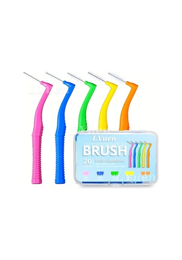 Willowhaven Yeşil 0.8mm L Tipi Diş Arası Fırçası 20'li Kutu Ağız Bakımı