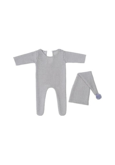 Trendooze Yousheng Yenidoğan Tulum Tığ Takım Sevimli Sahne Romper Pembe Kıyafet Jakarlı Fotoğrafçılığı Fotoğraf Esneklik Desen Büyük Bebekler Bebek 1 Ay Pembe