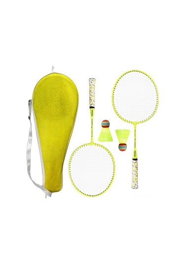 Flybuy Yeşil/turuncu/sarı Spor Seti Seçenekli Oyunu Mekan İçin İç/dış Çocuklar Badminton 2'li - Pz