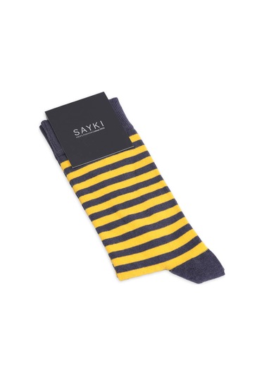 Gri Desenli Pamuklu Soket Çorap 17142024a005 451 Antrasit - Beyaz