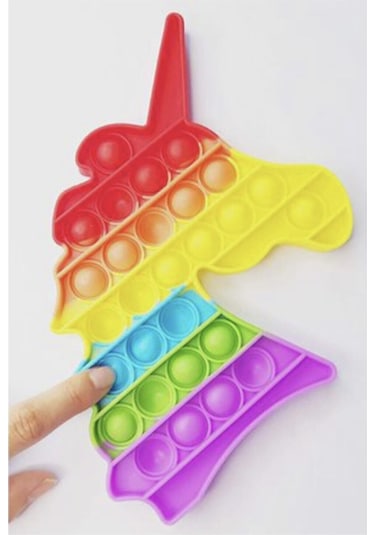 Pop It Push Buble Fidget Unicorn Popit Zihinsel Ve Duyusal Stres Oyuncağı