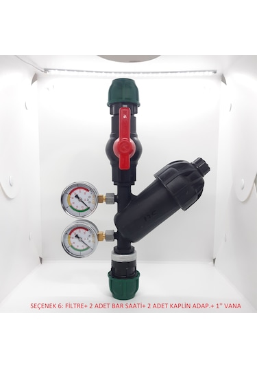 Plastik Damla Sulama Disk Filtre 1'' (32 Mm) Hat Üstü Kullanım