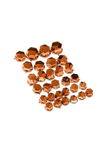 Ganzhoushop Yamaha Vida Turuncu Suntek Somun Parça Motosiklet Kapatma Dekorasyon Civata Başlığı 30 Ql Turuncu