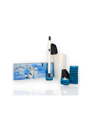 Wellnax Breeze Refresh Kullan At Süngerli ve Deterjanlı Tuvalet Fırçası