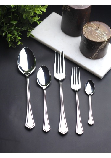 Petra 8 Kişilik 40 Parça Çatal Kaşık Takımı Metal