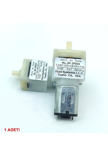 Robiz 3V 30KPa 0.3l/dakika Sessiz Micro Hava Pompası