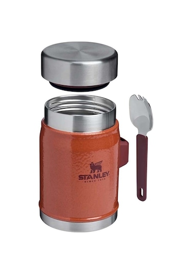 Stanley Klasik Paslanmaz Çelik Yemek Termosu Kaşıklı 0,40 Lt Stanley0348 Kil Rengi
