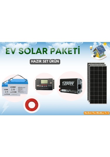 Dağ Evleri İçin Solar Enerji Sistemi 2.4 Kw