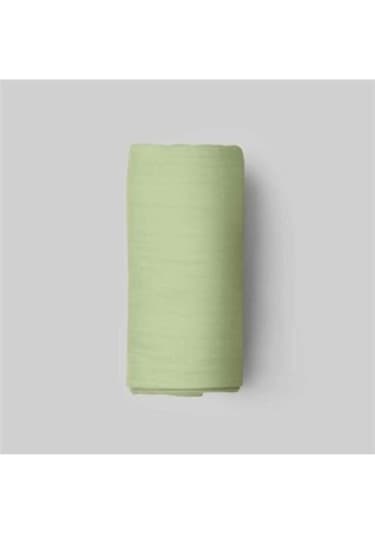Süprem Penye Lastikli Bebek Çarşafı- Fıstık Yeşili 60X120