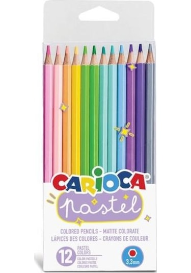 Carioca Pastel Kuru Boya Kalemi 12'li
