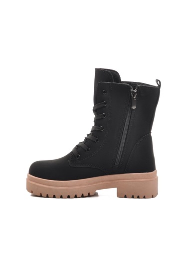 Walkway Leonis F Siyah-somon Çocuk Bot Siyah - Somon