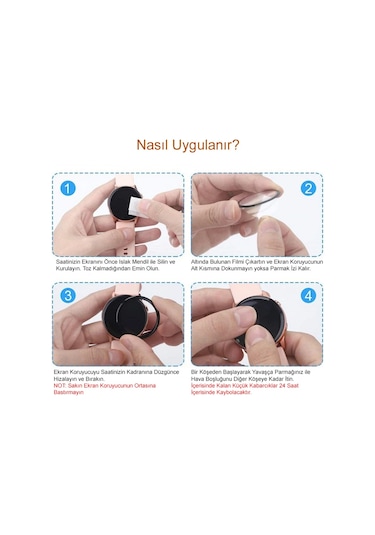 Huawei Watch Gt 3 46MM Ekran Koruyucu 3D Kavisli Tam Kaplama PMMA