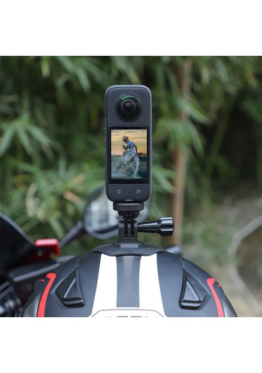 Geeroyoo Aksiyon Kamerası Aksesuarı - Actıon 4/ınsta360 Go3 İçin Esnek Yapışkan Taban, Kask Ve Düz Yüzeylerde Kullanım