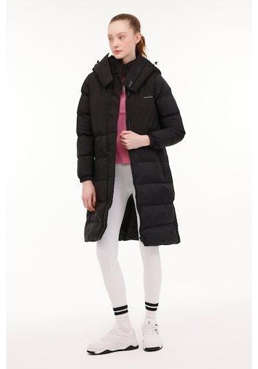 Lumberjack Wl Esta 3-115969-99 4pr Siyah Kadın Uzun Kaban 000000000101782368 Siyah