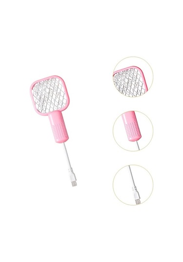 Trendooze Homyl Elektrikli Küçük Sineklik Pembe Kolay Kullanım