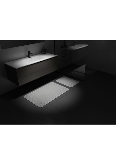 Banyo Paspası 2'li Set Set Asos Vizon Çok Renkli