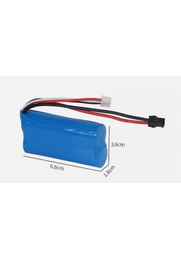 7.4v 1500 Mah 18650 Li-on Oyuncak Bataryası Ve Usb Şarj