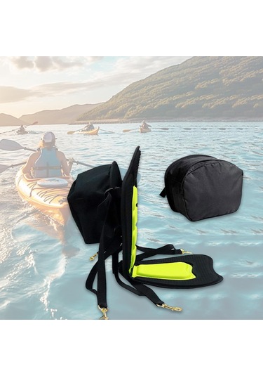 Suntek Kayak Koltuk Arkası Çantası Kürek Çekme Rafting Siyah