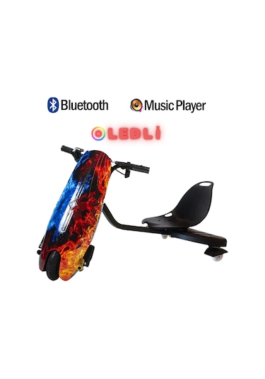Citymate Drift Car Elektrikli Kaykay Bluetooth Dirift Kar Hoverboard Scooter + Koruma Ekipmanı D10