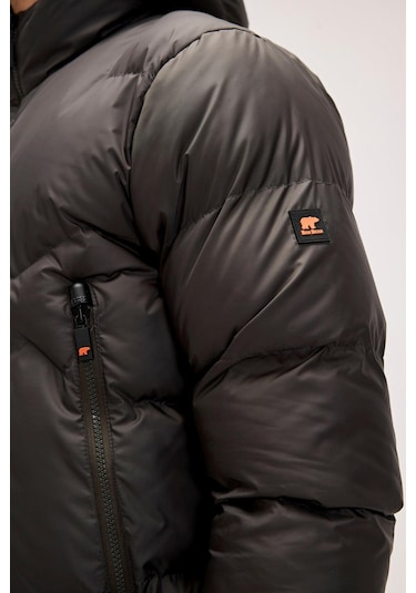 Bad Bear 24.02.15.002 Axel Puffer Coat Erkek Ceket Asphalt