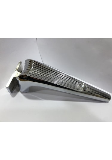 Legend X Metal Ayak 21 Cm Krom Renk Kanepe Koltuk Komidin Dolap Modern Tv Ünite Mobilya Ayağı Gümüş