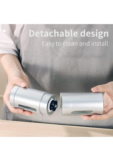 Tenfowee Taşınabilir Konik Bıçaklı Manuel Kahve Değirmeni, Ev Ofis Ve Kamp İçin Paslanmaz Çelik Tasarım Diğer