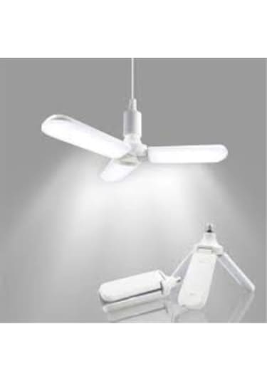 3 Kollu Katlanır Enerji Tasarruflu 45w Beyaz Pervane Led Ampul