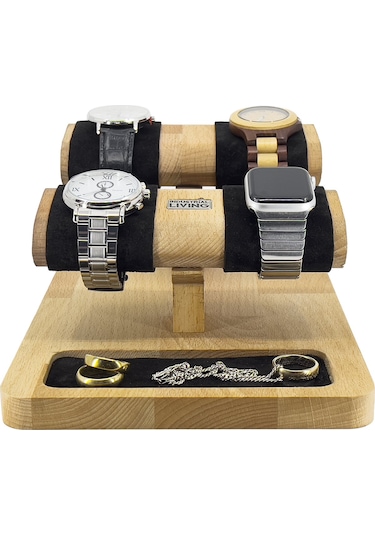 Industrial Living Saatlik Standı Takı Standı Saat Saklama Organiz