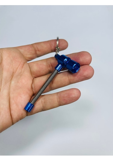 Mini Ceplik Anahtarlıklı Yaylı Pipe Pipo //76mm
