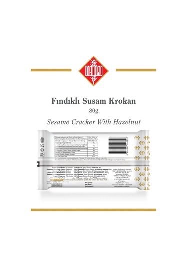 Ballı Ve Fındıklı Susam Krokan 80 G X 16 Adet