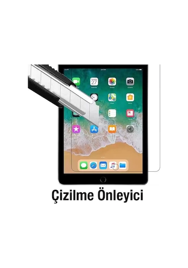 Ally Apple Uyumlu iPad  9.7 2018 - 2017 - Pro 9.7 - Air 2 - Air Tempered Cam E
