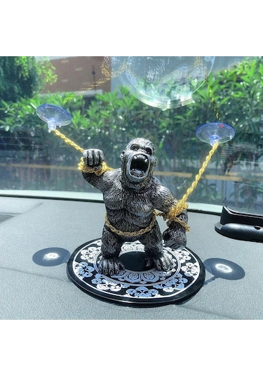 Mal Aksesuarları İçin Araç İç Dekorasyon Gorilla Merkezi Konsol 1 Adet