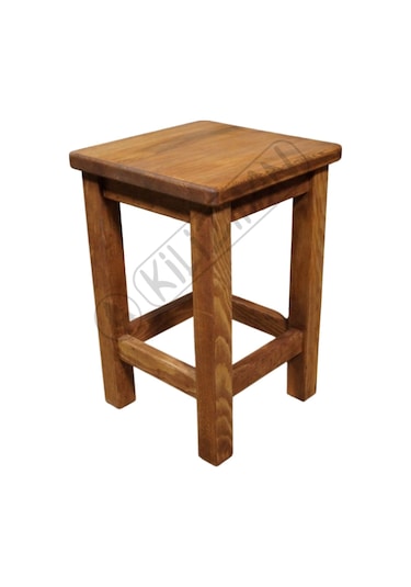 Ortoklaz Masif Ahşap Tabure